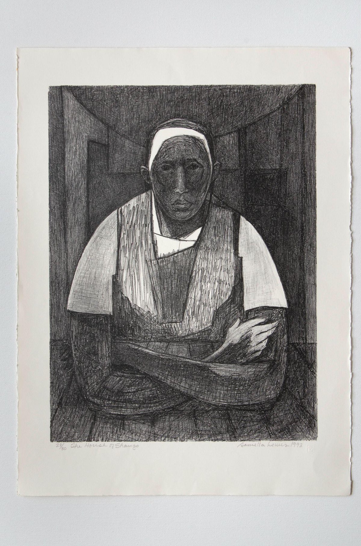 House of Shango by Samella Lewis — complete composition