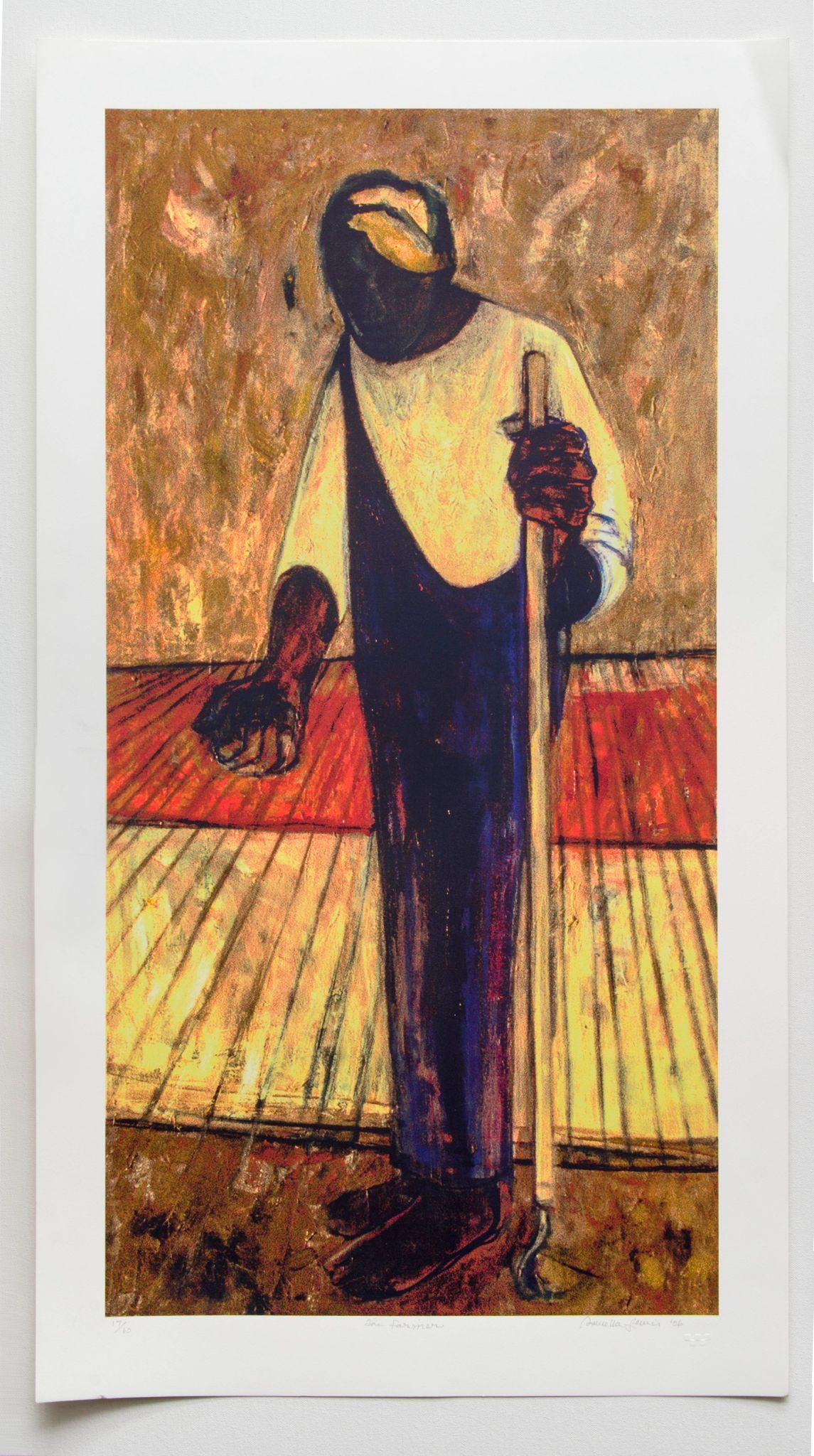 The Farmer by Samella Lewis — complete composition